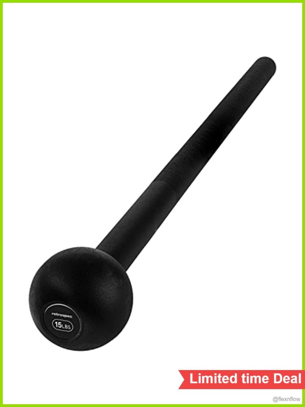 Retrospec Steel Macebell Strength Training Weight for Home Workouts